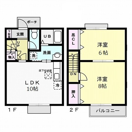 フォアサイト神峰の物件間取画像